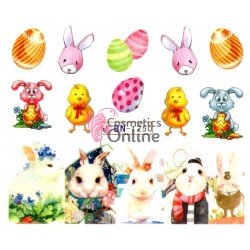 Stickere cu Apa pentru unghii cod BN1250 - modele de Paste